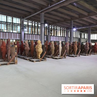 Les Vénus dionysiennes de Prune Nourry à la gare Saint-Denis - Pleyel, nos photos