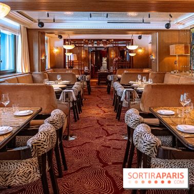 Doobie's : salle de restaurant aux banquettes et tables dressées