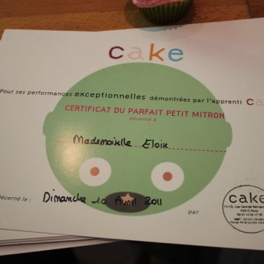 un anniversaire pour enfant à paris, cake l'atelier
