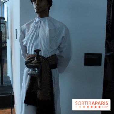 exposition Oman et la Mer - détail : habit traditionnel