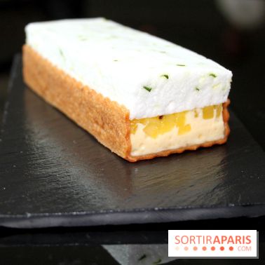 Légèreté d'ananas et coriandre, pâtisserie de la Bauhinia