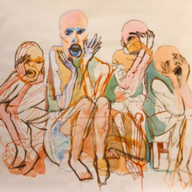 Le Monstre, la Momie, la Poupée et le Lapin Exposition chez Console