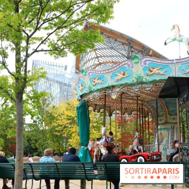 Le Village des Manèges provisoire du Jardin d'Acclimatation