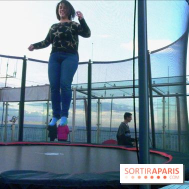 Les trampolines sur la Tour Montparnasse