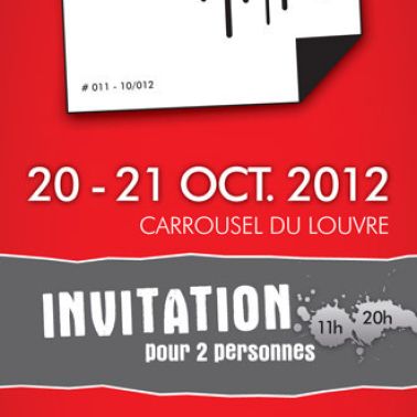 Invitation Salon Art Shopping d'Automne 2012