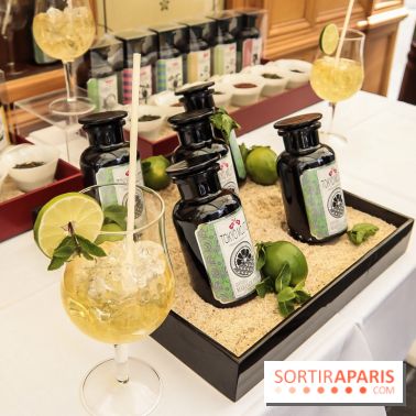 Thé glacé et éclair Tokyo Mojito chez Mariage Frères, les photos