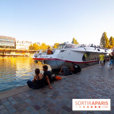 Croisière sur le canal de l'Ourcq