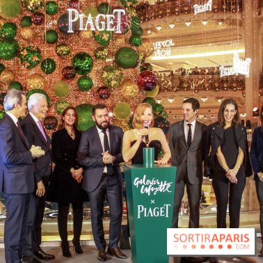 Inauguration du Sapin et des Vitrines des Galeries Lafayettes 2018