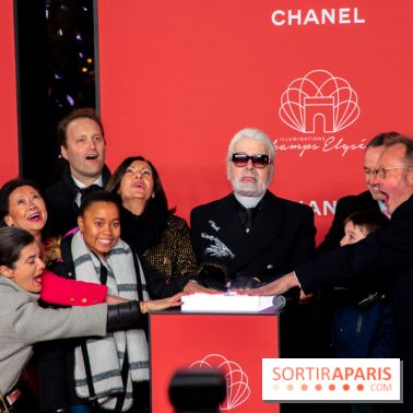Les Illuminations de Noël des Champs-Elysées 2018 avec Karl Lagerfeld