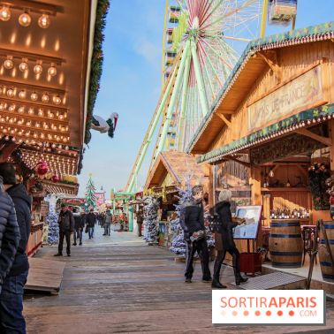 Le Marché de Noël des Tuileries à Paris, Bar à vin