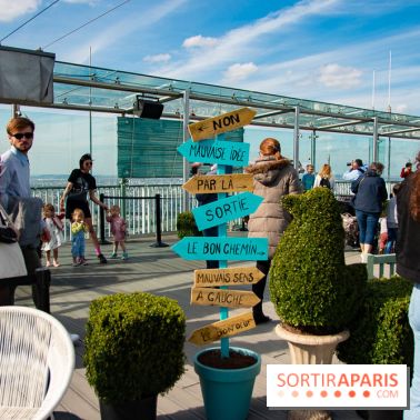 Chasse aux oeufs de Pâques sur le rooftop de la Tour Montparnasse : nos photos