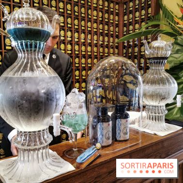 Thé glacé et éclair Cactus Bleu de Mariage Frères, les photos