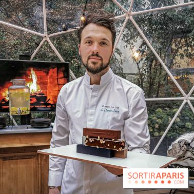 Bûche de Noël de Quentin Lechat au Jardin Privé 2019