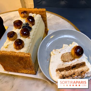 Bûches 2019 de Jeffrey Cagnes pour Stohrer - bûche Saint-Honoré