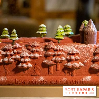 Bûche de Noël 2020 de Matthieu Carlin à l'Hôtel de Crillon