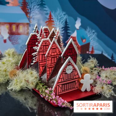 Photos : Bûche et création de Noël en Alsace chez Lenôtre 2020