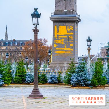 Photos : Illuminations et sapins de Noël Place de la Concorde