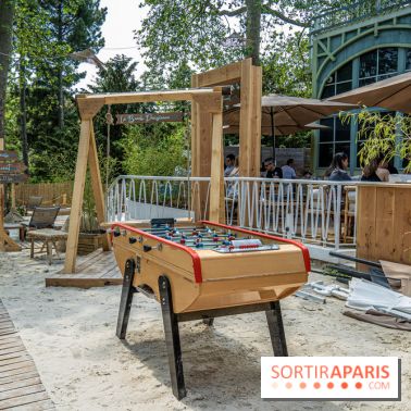Le Beach Parisienne du Chalet du lac, la plage estivale à Paris