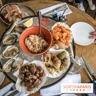 Polpo brasserie, la terrasse péniche 