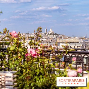 Le bar en Rooftop du Peninsula en photo