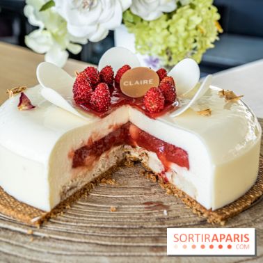 Rosa, la pâtisserie fraise rose de Claire Heitzler pour la Fête des Mères