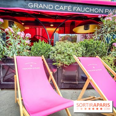 Fauchon La Plage : des glaces et des thés glacés à déguster sur un transat à la Madeleine