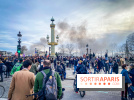 Manifestation Paris - Visuels - Réforme des retraites place Concorde