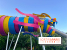 Le Jardin du Dragon, l'aire de jeux colorée au parc de la Villette
