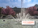 Les magnolias du Jardin du Palais Royal  - printemps - visuel Paris - fontaine - chaleur - beau temps