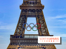 Tour Eiffel anneaux jeux olympiques Paris 2024