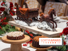 La Bûche de Noël 2024 et créations de Fête du Cheval Blanc par Maxime Frédéric et son équipe