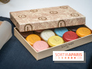 La bûche coffrets de Noël en trompe l'œil de Ladurée 2024 par Julien Alvarez et les créations de fête - macarons