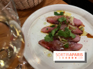 Le Beaucé - Carpaccio de mulet noir