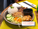 Comme au Vietnam, restaurant vietnamien Paris 13e - cơm thịt nướng chả cua bì