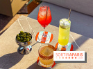 Bar Les Ombres : cocktails & tapas sur le rooftop du Musée du Quai Branly avec vue sur la tour Eiffel