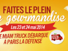 Le Miam Truck Priméale s'installe à la Défense