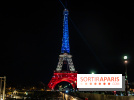 La Tour Eiffel en bleu blanc rouge ces 12 et 13 novembre 2025