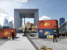 Les dinosaures débarquent le parvis de La Défense 