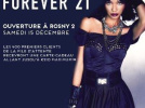 Inauguration de la boutique Forever 21 à Rosny 2 avec Lorie