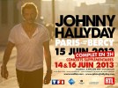 Johnny Hallyday en concert à Paris Bercy 2013, dates supplémentaires