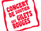 Concert de soutien aux gilets rouges de Virgin au Divan du Monde