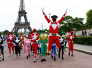 Flash Mob Power Rangers au Trocadéro