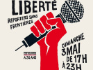 Reporters sans frontières présente un concert pour la liberté  : concert gratuit sur la Place de la République