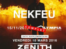 Nekfeu en concert au Zénith de Paris en 2016