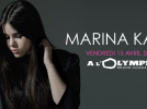 Marina Kaye en concert à L'Olympia de Paris en 2016