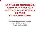 Montreuil rend hommage aux victimes des attentats 