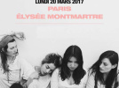 Warpaint en concert à L'Elysée Montmartre de Paris en mars 2017