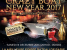 Réveillon 2017 à Paris : Crazy Boat Tour Eiffel Croisière VIP New Year 2017 au River's King