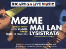 Tournée Ricard S.A Live Music 2017 : concert au Trabendo de Paris le 25 avril