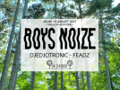 Boys Noize, Djedjotronic et Feadz à La Clairière